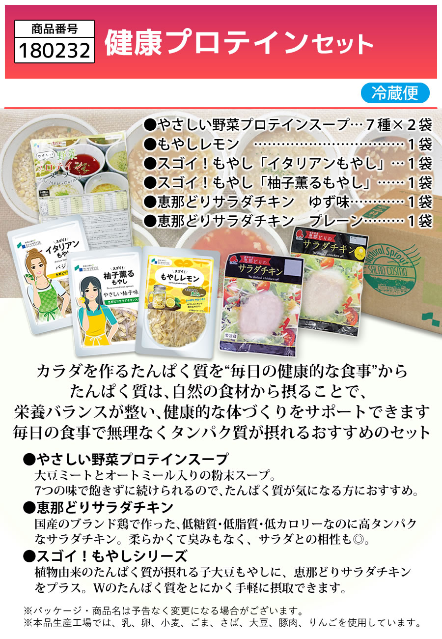 健康プロテインセット