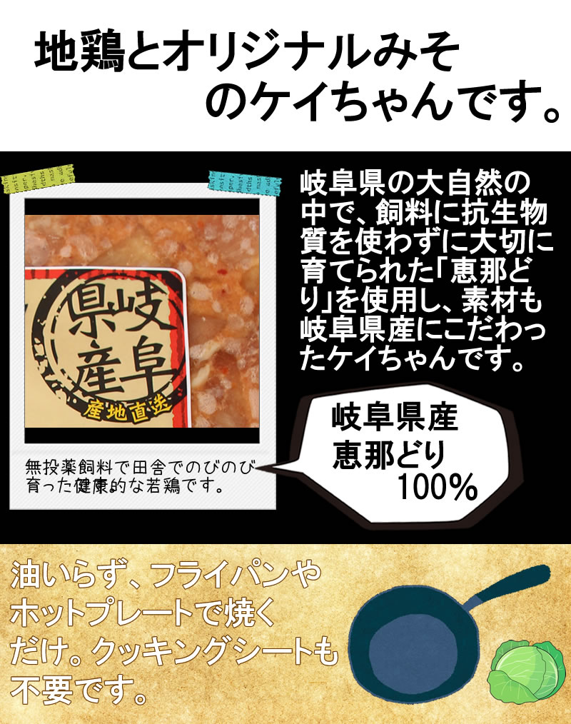 トーノーデリカ恵那どりケイちゃん　みそ味