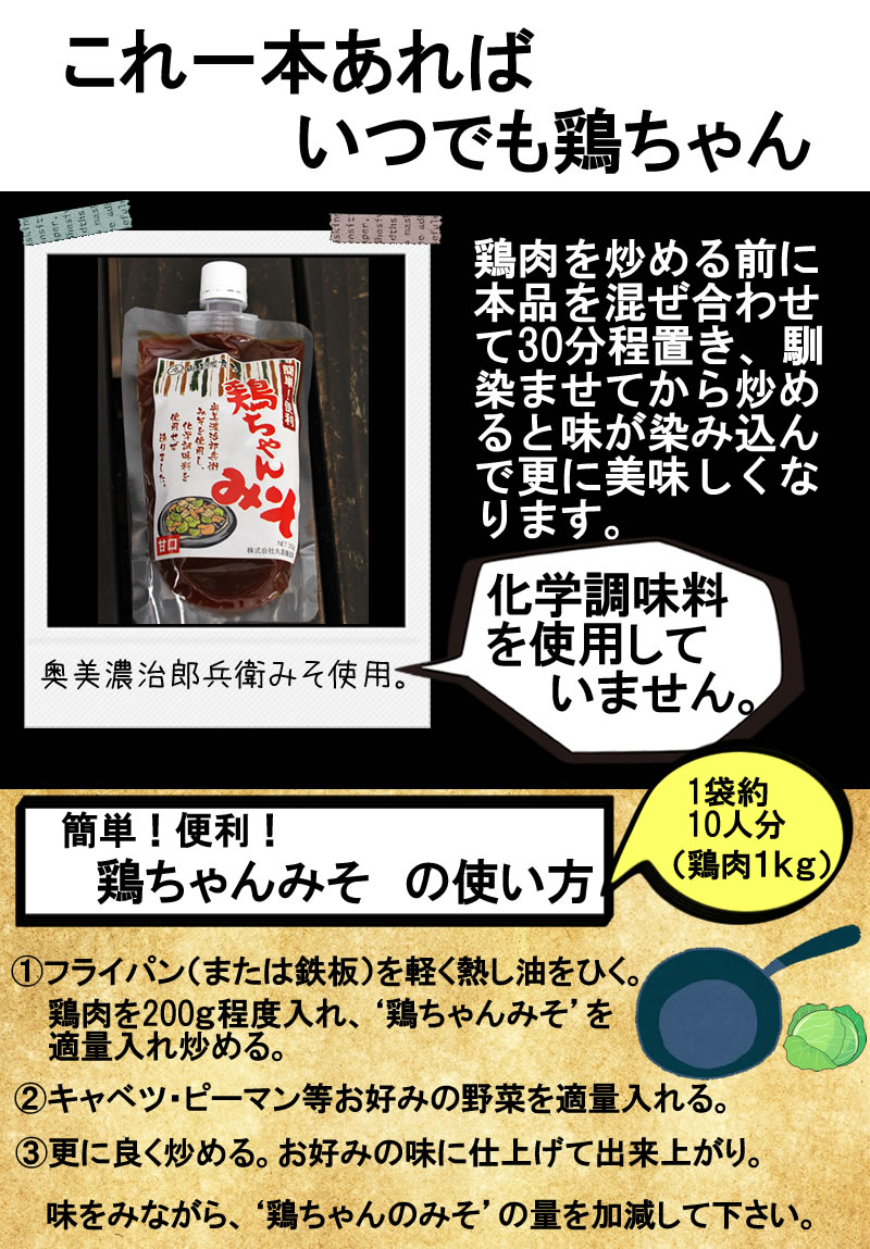 鶏ちゃんみそ　丸昌醸造場