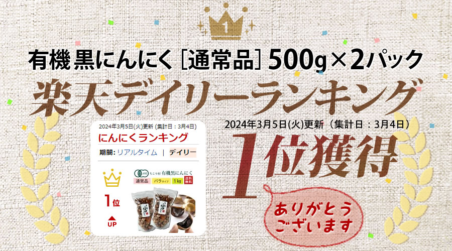 楽天デイリーランキング1位