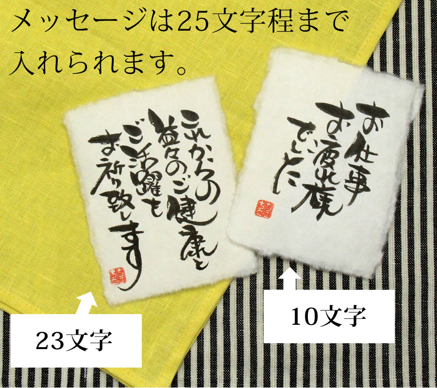 メッセージは25文字程度