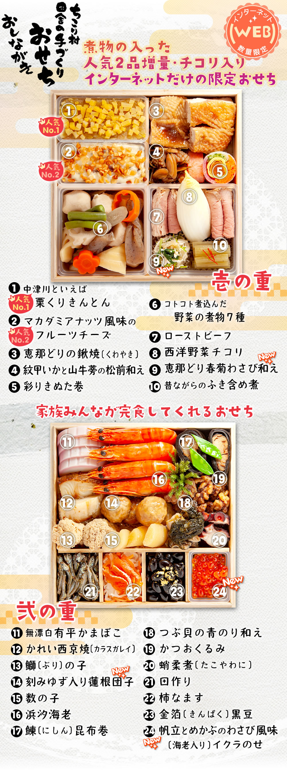 WEB限定おせちお重