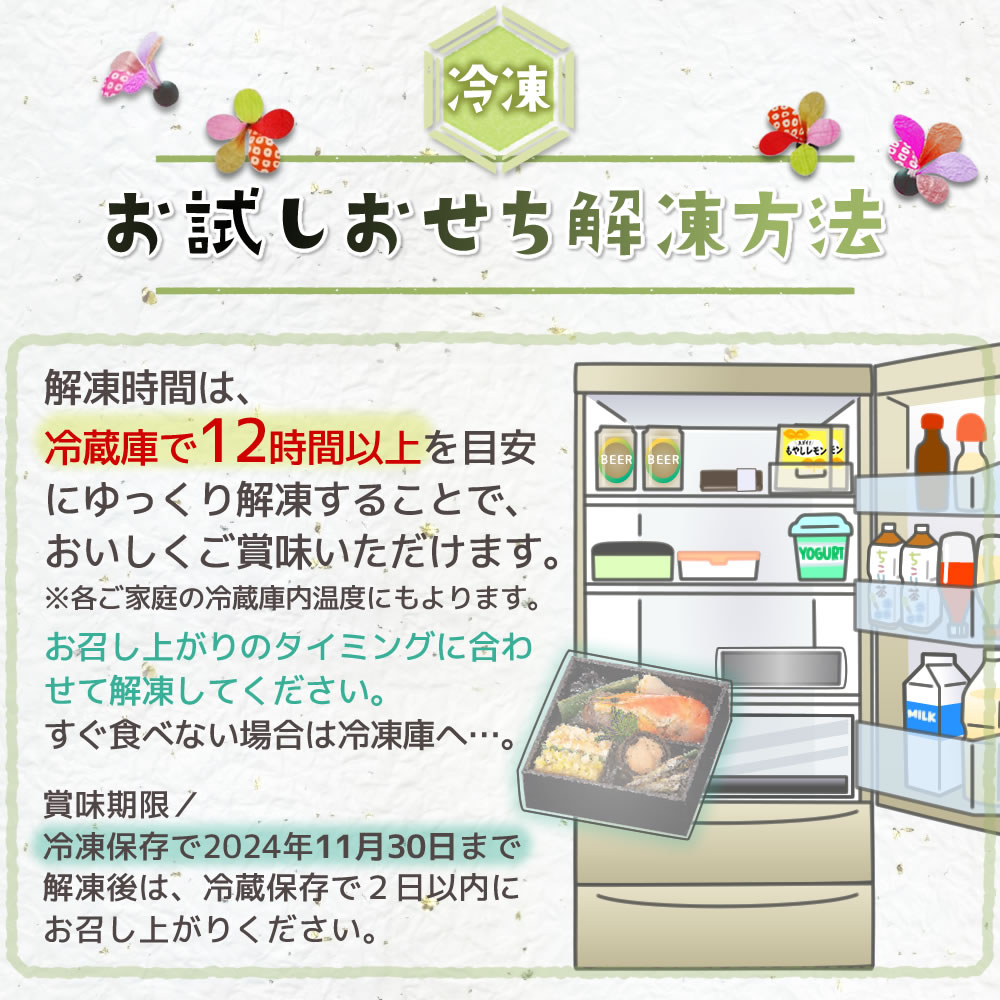 解凍方法